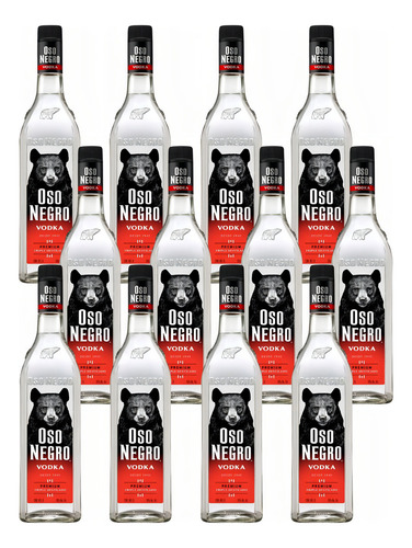 Vodka Oso Negro 1 Lt - (12 Pack)