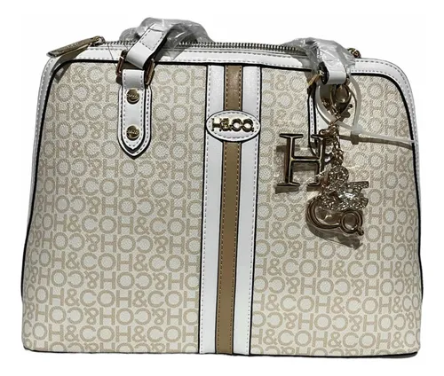 Bolsa H&co Tipo Satchel Color Blanca