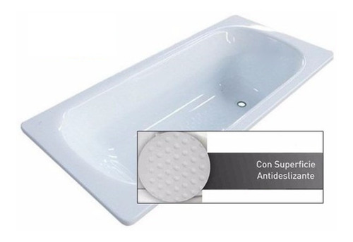 Bañera empotrada Roca Sacha de 1500mm x 700mm x 396mm color blanca