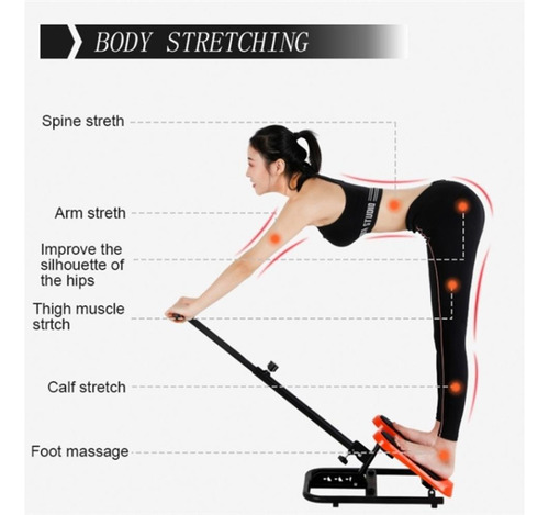 Aparelho De Ginastica Abdominal Lombar Alongamento Academia