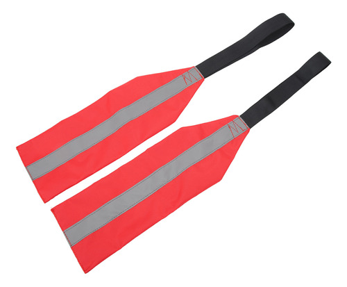 Bandera Roja De Advertencia Para Canoa, 2 Unidades, De Segur