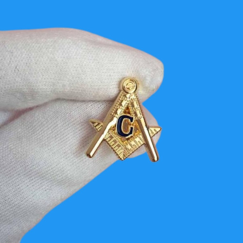 1 Pin Boton Maçonaria Illuminati Ordem Demolay Templário