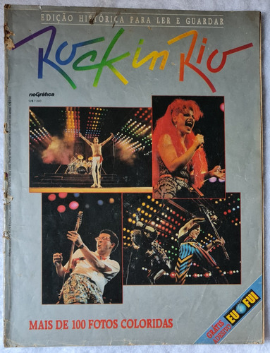 Revista Rock In Rio 1985 (edição Especial) Raridade