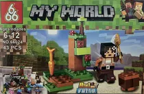 Comprar My World 43 Piezas Bloque De Construcción 66024 Minecraft