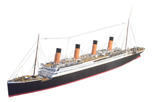 Kit De Modelo De Papel De Barco Titanic Papercraft Para