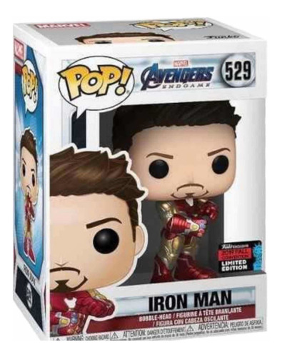Funko Pop 529 Iron Man  2019 Fall Convention Limited Edition