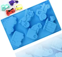 Comprar Molde De Silicona Para Jabones Y Velas. Carro Y Moto 6 Cavi