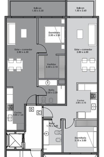 Hermoso 2 Amb. A Estrenar!!! Cocheras Disponibles!!! 3c