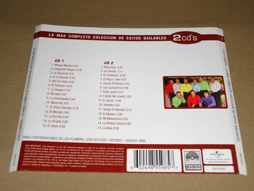 Flamers Las Mas Completa Coleccion Exitos Bailables 2cds 06 (Usado)