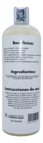 Shampoo Anti Caspa 1l Limpia Protege Y Evita Resequedad