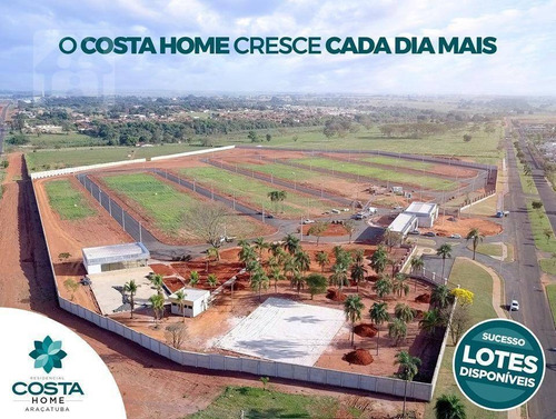 Terreno À Venda, 225 M² Por R$ 135.000,00 - Condomínio Costa Home - Araçatuba/sp - Te0190