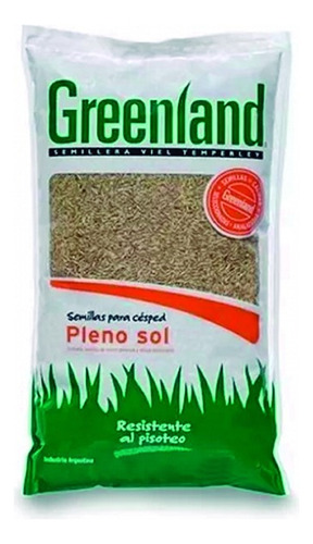 Semillas De Cesped Greenland Pleno Sol 500gr