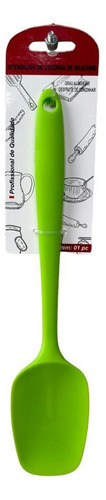 Espátula Colher De Silicone Diversas Funcionalidades Cor Verde
