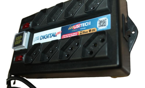 Filtro De Linha Profissional Inusitech 8t Anti Ruido E Raio
