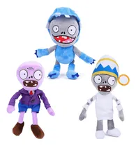 Comprar Conjuntos De 3 Piezas De Plantas Y Zombis De Peluche De Jhes