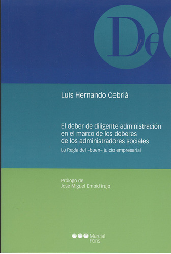 Libro Deber De Diligente Administración En El Marco De Los D