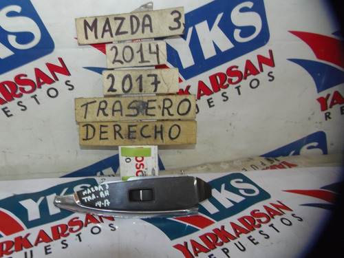 Botonera Trasera Derecha Mazda 3 2014-2017 (Usado)