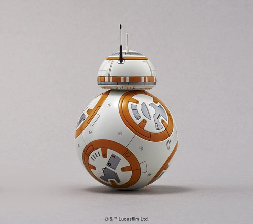 Star Wars Bandai 1/12 Bb-8 & R2-d2 Plastic Model (Usado)
