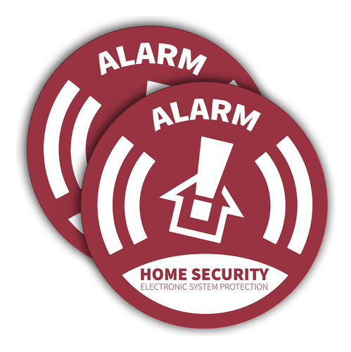 Snp Senales Adhesivas Para Sistema De Alarma De Seguridad P