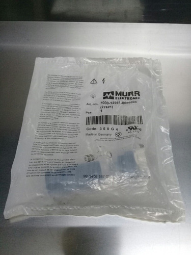Plug Conector Fêmea 5 Pinos M12 Murr 7000-12961-0000000