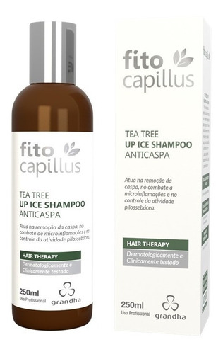 Shampoo Anticaspa Grandha Fito Capillus Tea Tree Up Ice 250m