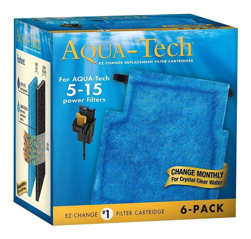 Cartucho De Filtro De Acuario Aqua-tech Cambio Ez, Paquete D