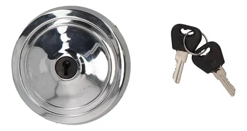 comprar Fb- Tapa Tanque Nafta Torino Metálica Cromada Con Llave