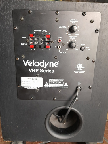 Subwoofer Velodyne Vrp Series Vpr10,funcionando (Usado)