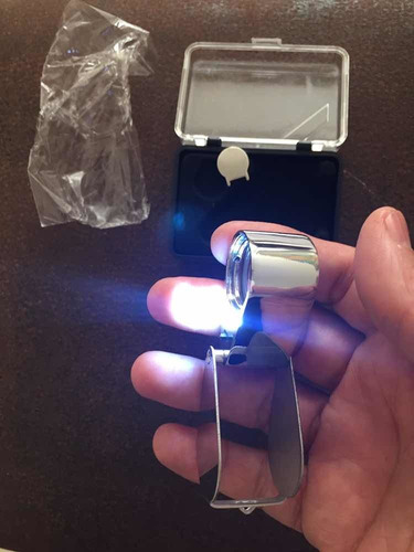 Lupa Con Lente De 21 Mm Doublet 20x, Chrome