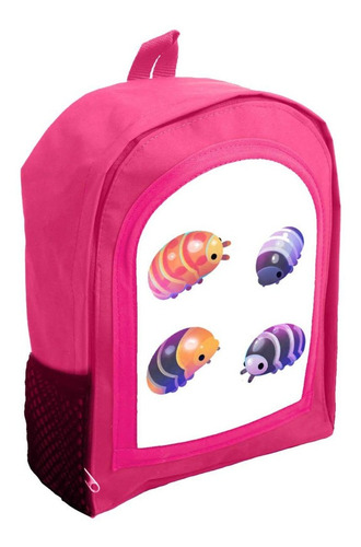 Mochila Infantil Rosa Nena Nene Bichos Kawaii Rr24