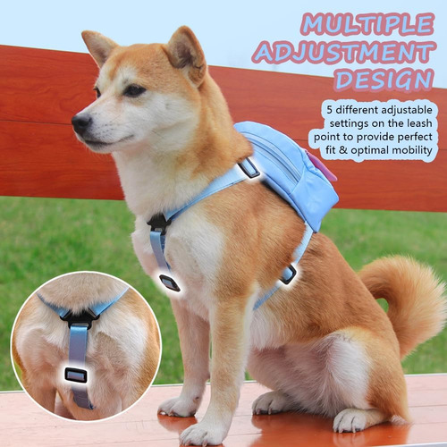 Arnés De Mochila Para Perro Con Correa, Lindas Mochilas Para