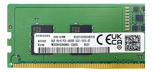 Memoria Ram 8gb Ddr5 4800mhz Pc5 M323r1gb4bb0-cqk 