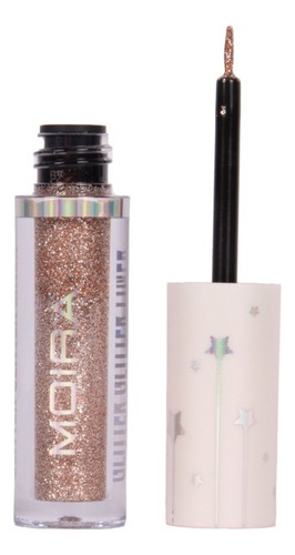 Delineador Líquido Moira Cosmetics Con Glitter Sombra Show Off