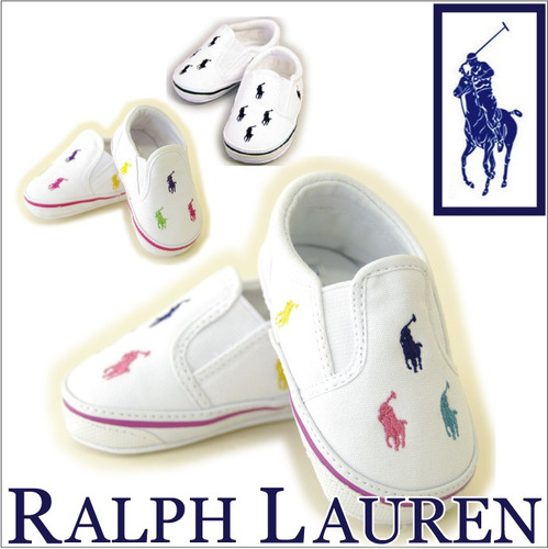 Zapatos Ralph Lauren Para Bebes 6 A 9 Meses T18 O 3 Usa