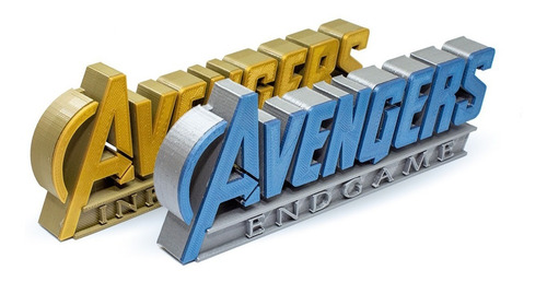 Imagen 6 de 6 de Cartel, Placa, Avengers Impreso En 3d Excelente Calidad