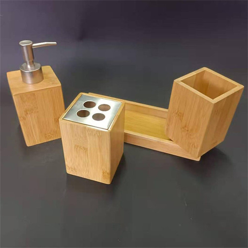 . Juego De 4 Accesorios De Baño, Soporte Para Cepillo De