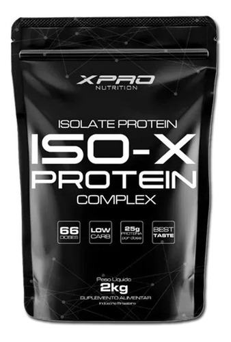Proteína Isolada X Pro Nutrition - 2kg / Refil Sabor Baunilha