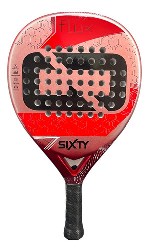 Paleta Padel Sixty Flux Carbon Frame Ctrl - Power + Regalo