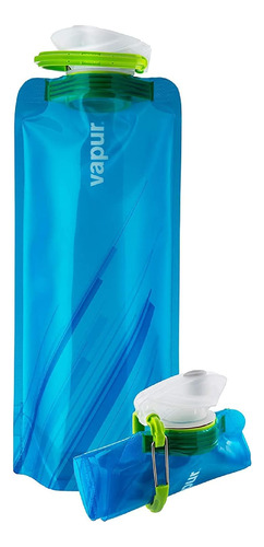 Botella De Agua Plegable Vapur Anti 1l Con Mosqueton