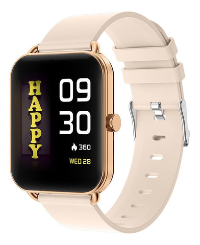 Reloj Smartwatch Colmi P18 Dorado Notificaciones Deportes