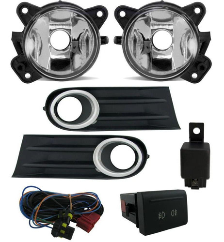 Farol De Milha Gol G5 2009 A 2013 Kit Completo