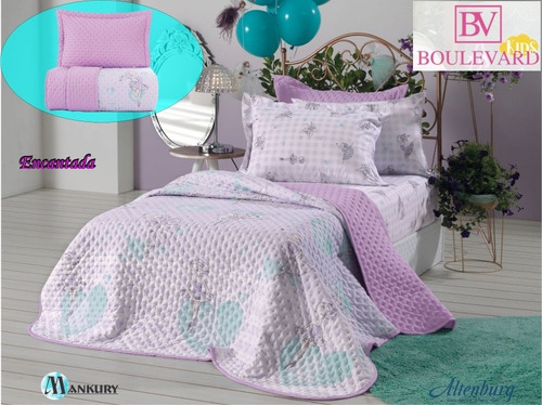 Imagen 3 de 5 de Cubrecama, Cobertor, Colcha Boulevard Kids 1.5plz