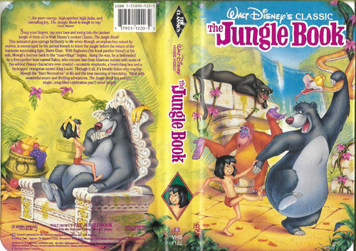 The Jungle Book Vhs Original En Ingles Walt Disney