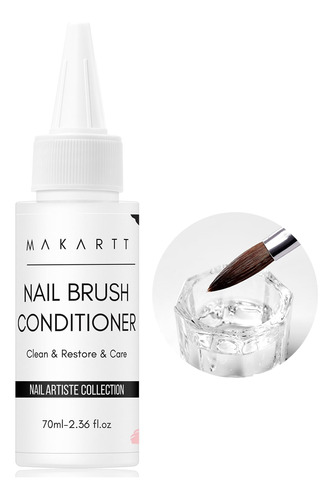 Pinceles Para Uñas  Makartt Nail Art Brushes Acondicionador