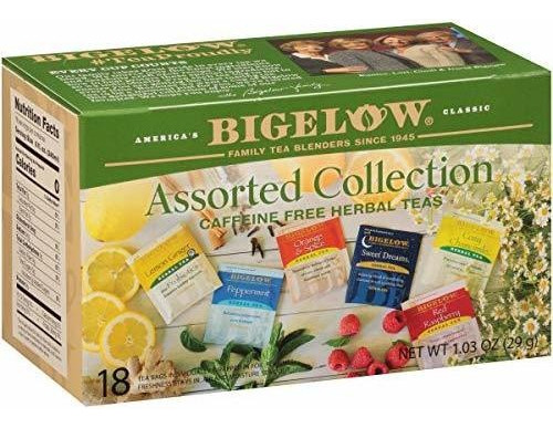 Caja De Tè Bolsas De Té De Hierbas Bigelow Collection, Caj