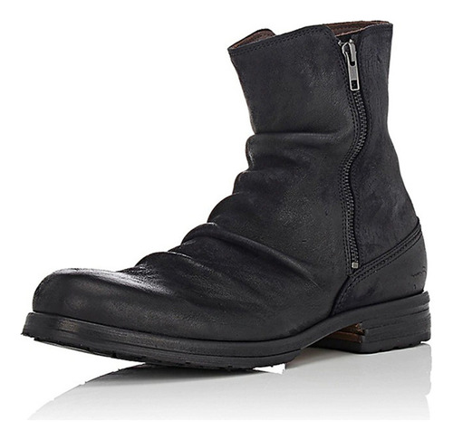Botas Laterales Casuales, Zapatos De Seguridad Para Hombre C