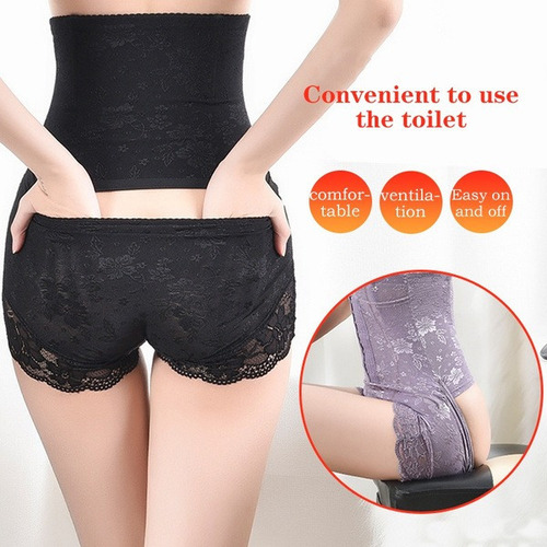 A! Pantalones De Vientre Fortalecen Cintura Alta Cinturón