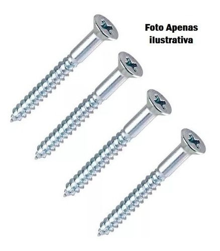 1000 Parafuso Madeira Philips 28 X 16 - 28341