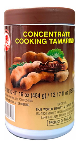 Pasta De Tamarindo Concentrado 465 G - Origen Tailandia