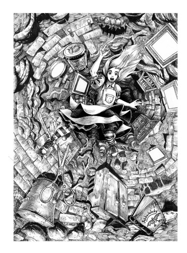 Imagen 2 de 4 de Juego De Rol Alicia En El Pais De Las Pesadillas Muy Lejano